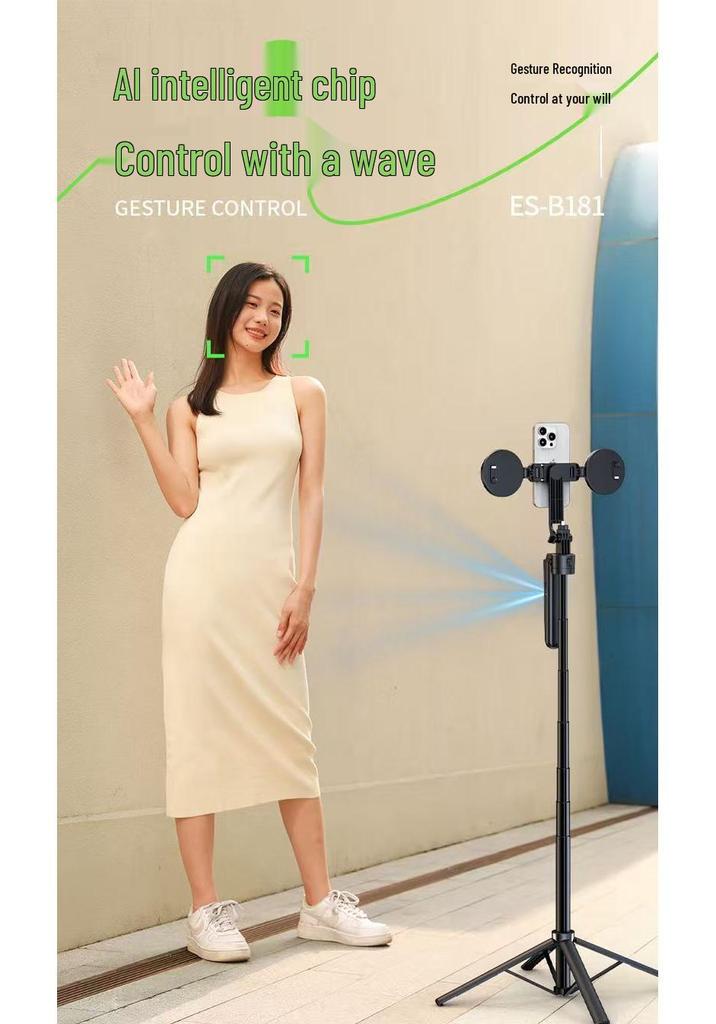 26-Model All-Automatic 360° AI Smart Tracking Selfie Stick and Gimbal with Face Tracking for Live Streaming