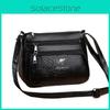 Womens Pattern Kangaroo Single Shoulder Crossbody Bag Black Decoration Bags