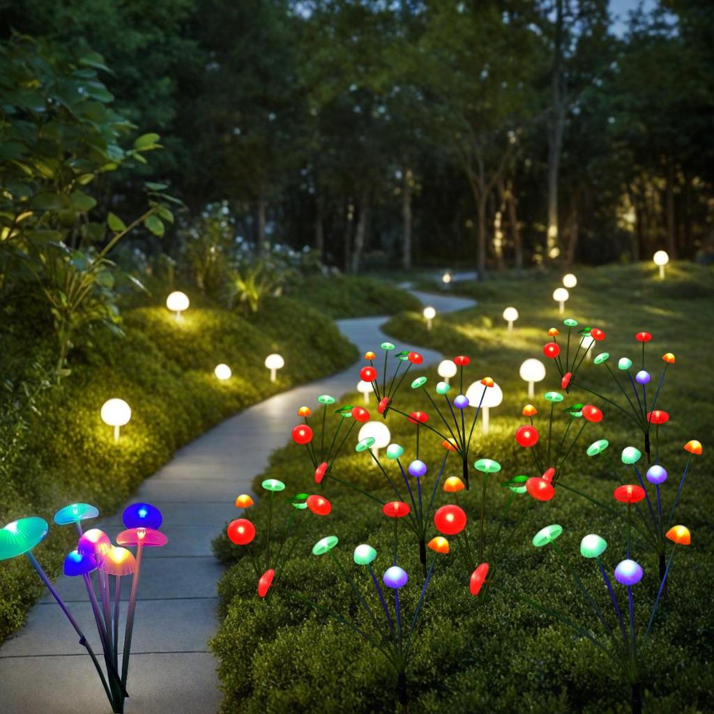 Solar Jellyfish Lights for Garden and Camping - Perfect for Courtyards, Parties, and Christmas Decorations