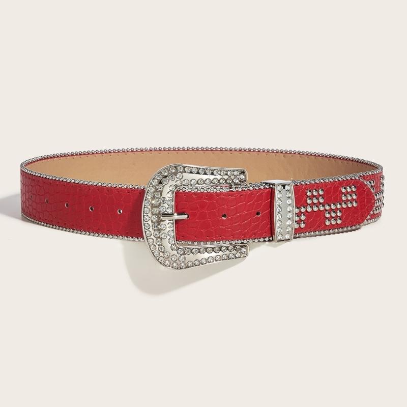 Subculture Belt  Rivet Studded Belt for Jeans Shorts Belt Women Waist Decors Pants Waist Belt Girl Waist Ornaments