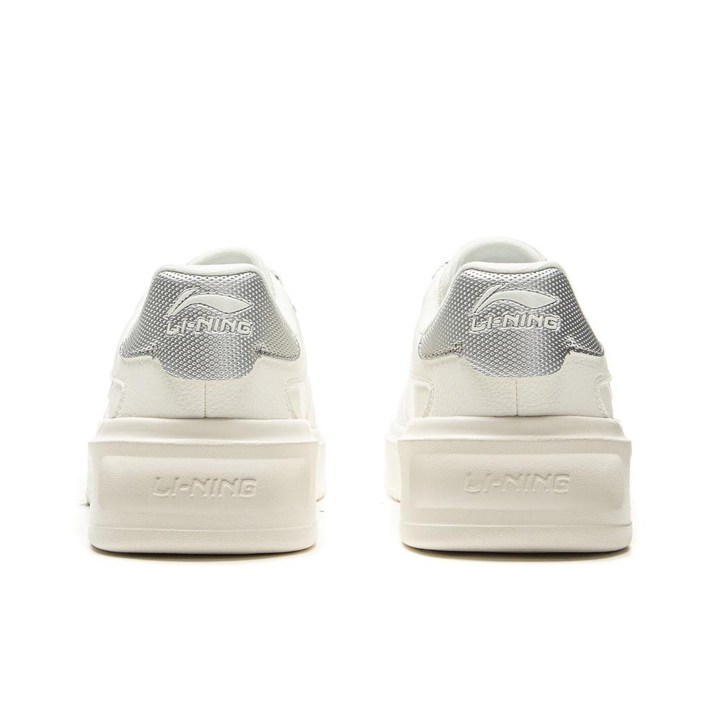 Li Ning Lantern Festival Synthetic Leather Thick Sole Height Increasing Wear Resistant Lightweight Low Top Skate Shoes Women Skate Shoes AGCV316-1