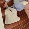 Casual Hollow Grids Knitting Shoulder Bag Large Capacity Multicolor Lightweight Bags Knitted Polyester Casual Tote Vacation