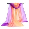 160*50cm Chiffon Scarf Sunscreen Beach Gauze Scarf Fashion Silk Scarf  for Women