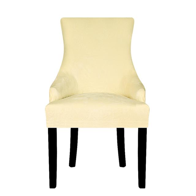 Real Velvet Fabric Sloping Arm Chair Cover Big Size Wing Bakc King Back Chair Covers Seat Covers For Hotel Party Banquet Home