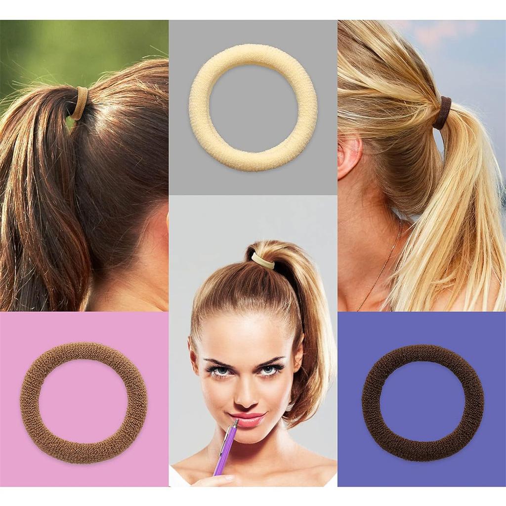 100pcs Comfortable Elastic Hair Bands Women Fashion Hair Ties Trendy Hair Rings for Everyday Use