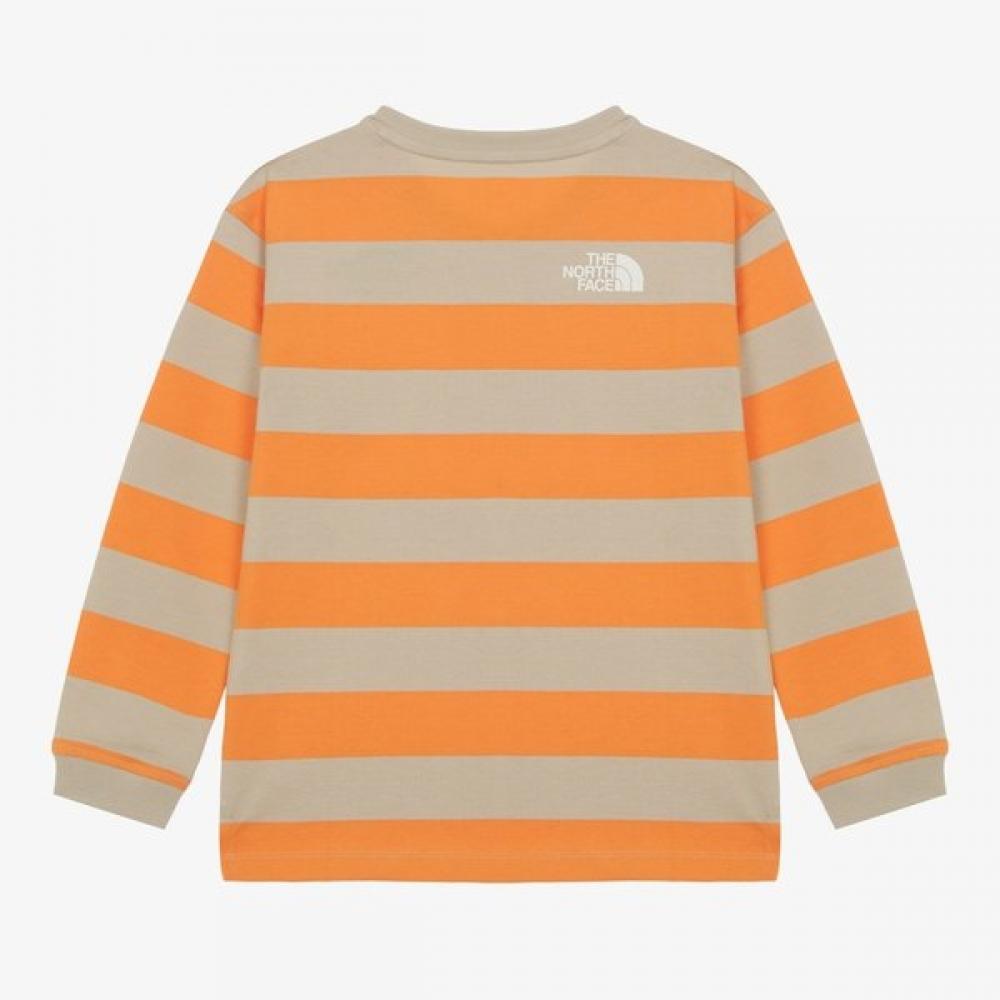The North Face Kids Elowen Long Sleeve Tee Orange Nt7tr55u