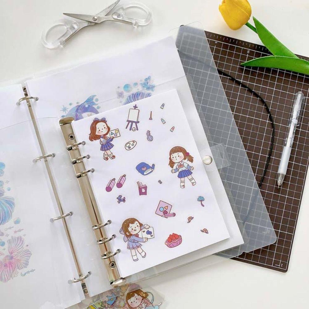 Anti-Dirt Adhesive Tape Release Paper 40Sheets Refill Spiral Binder Notebook Paper School