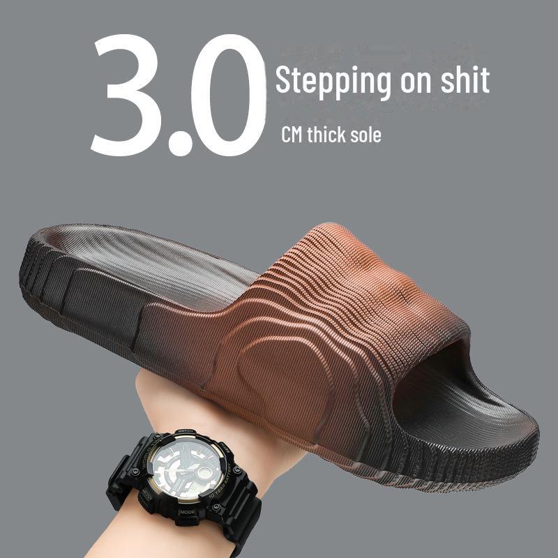 

Мужские шлепанцы из кокоса большого размера — летние повседневные, толстая подошва, дизайн для пар 45/46