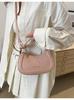 2025 Korean Retro Solid Color Crossbody Handbag - Women's Fashion Square Bag