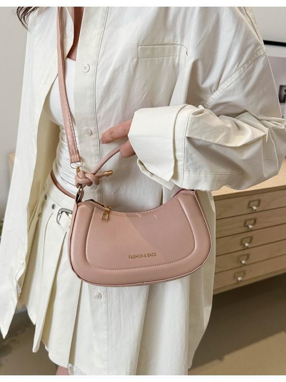 2025 Korean Retro Solid Color Crossbody Handbag - Women's Fashion Square Bag
