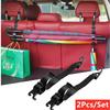 2pcs Car Back Seat Umbrella Hook Storage Organizer Multi-function Rear Seat Headrest Hanging Hook Umbrella Holder Seat Storage