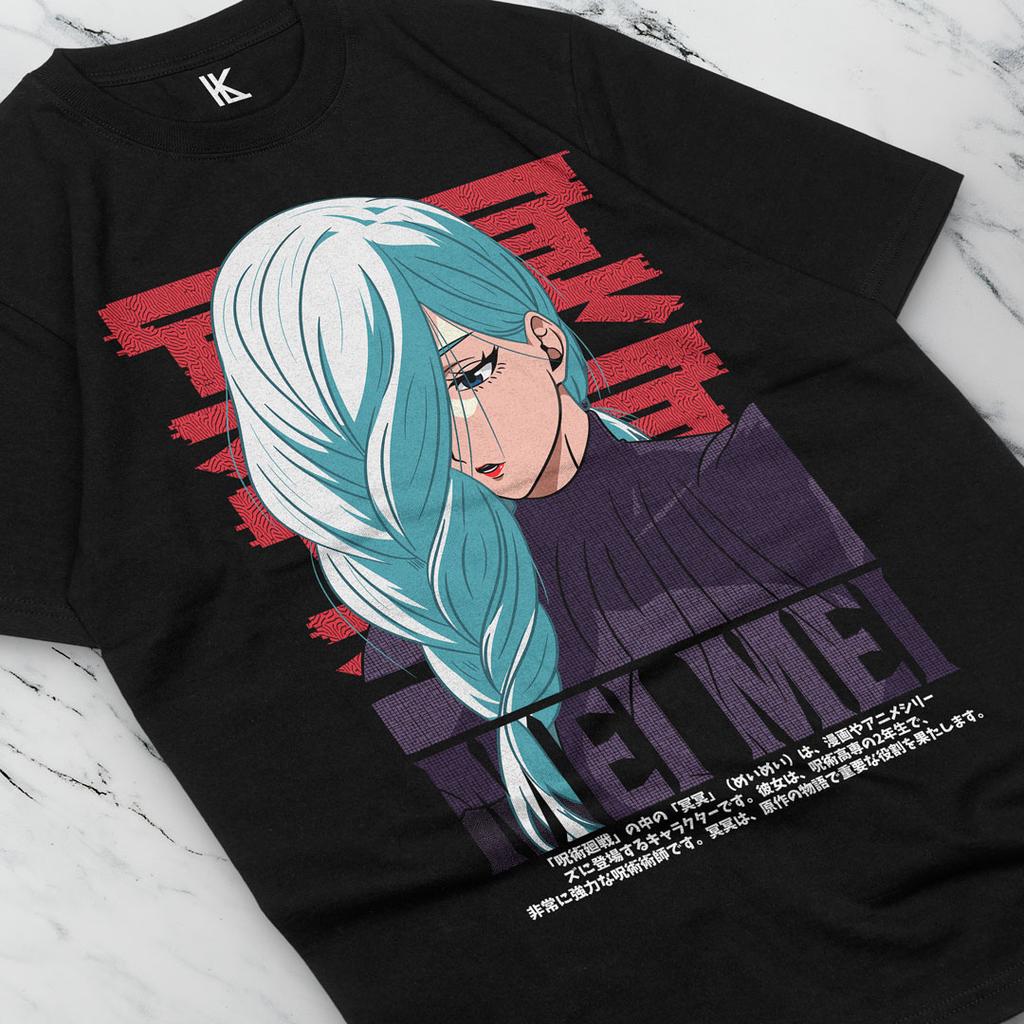 Mei Mei Jujutsu Kaisen Anime Manga Gojo Satoru Japan Funny Gift Cotton Unixsex T-Shirt