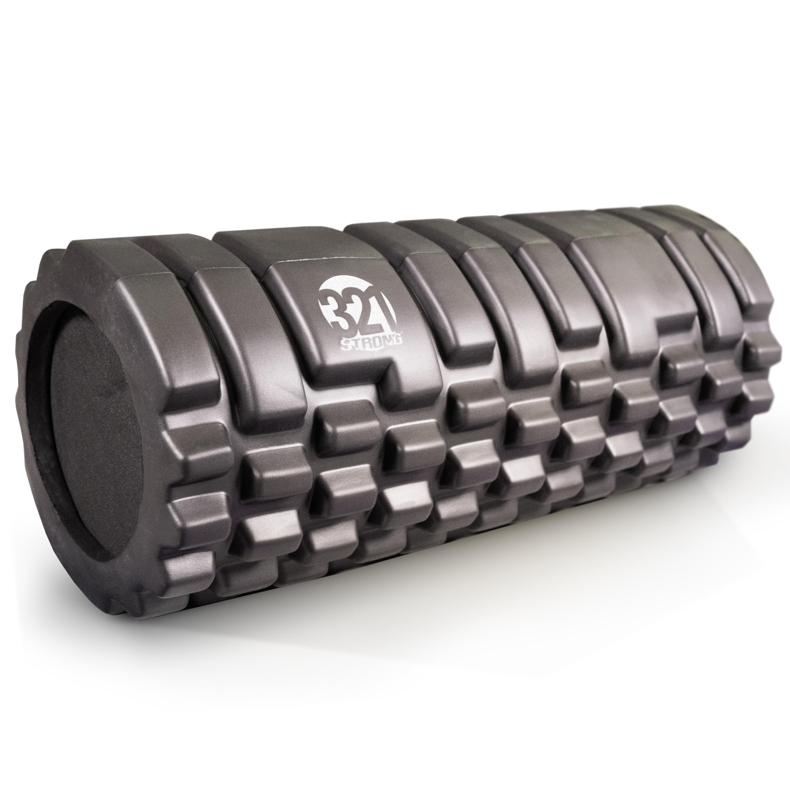 321 STRONG Foam Roller – A medium-hard massage roller. Targets deep muscles. Includes an e-book with 4K instructional videos.