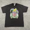 NWOT Vintage Y2K Jokes On You Jester Clown Shirt Large 21x28 Chicano Art