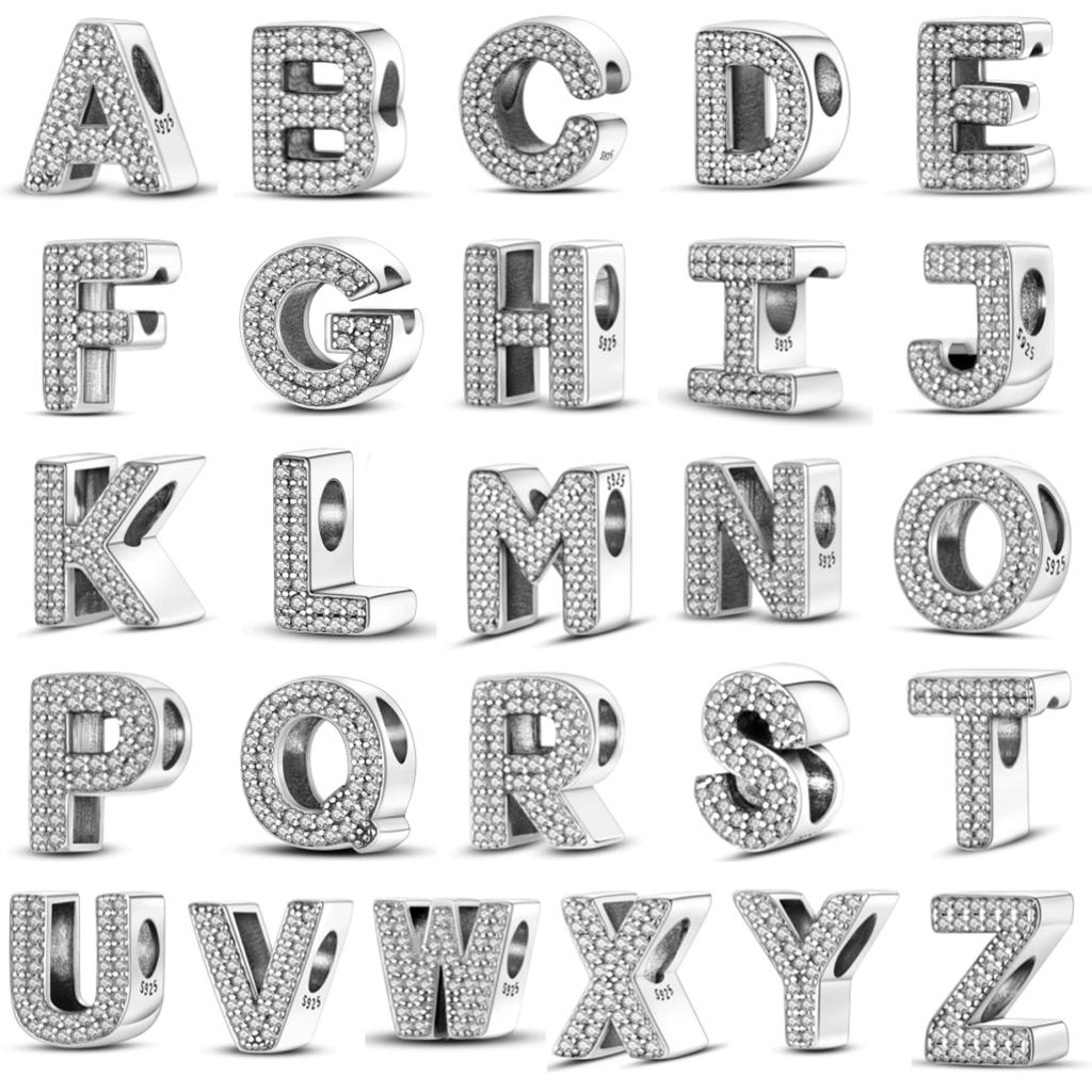 New Fashion Twenty Six Letter Bead Charms Boutique Design Suitable Ideal For Classic Party Jewellery Gifts High Quality