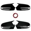 Für Mercedes Benz CLS C219 W219 CLS280 300 320 350 2009-2011 Carbon Faser Muster Schwarz Seite Spiegel Abdeckung Kappen kleben