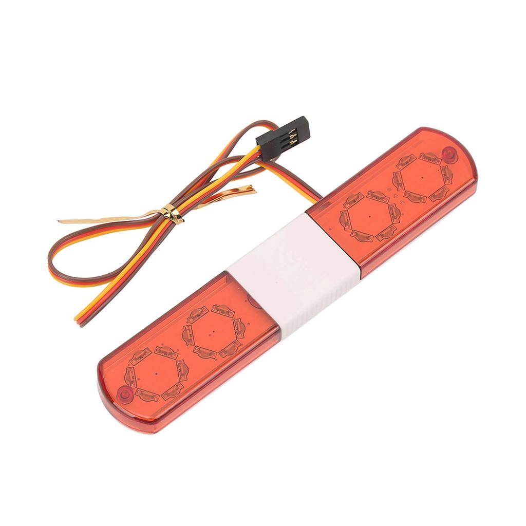 RC LED Police Light Simulation Design 4 Modes RC Police Flash Lamp LED Alarming Light for 1 8 1 10 RC Cars Red