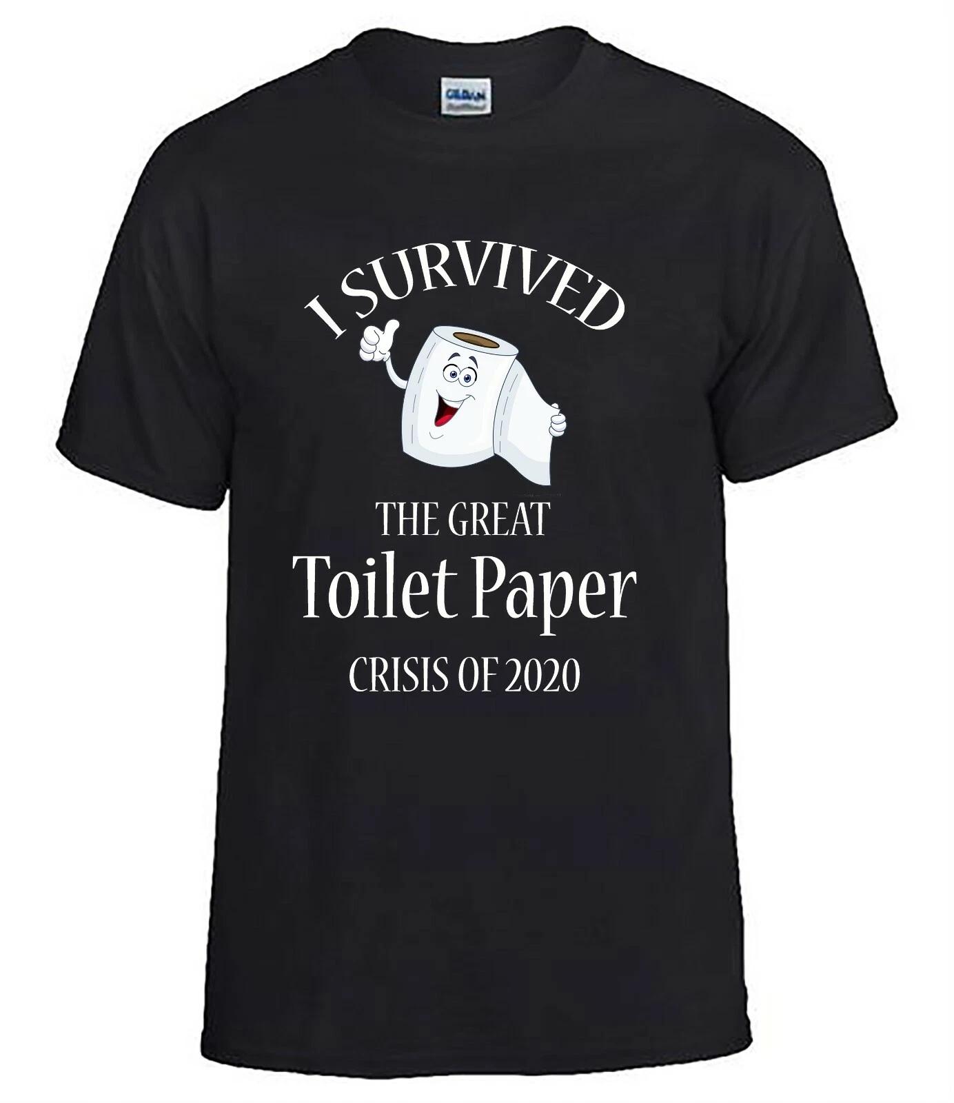 2020 Toilet Paper Crisis Fun/Novelty Unisex T-Shirt, Quarantine/Isolation XL