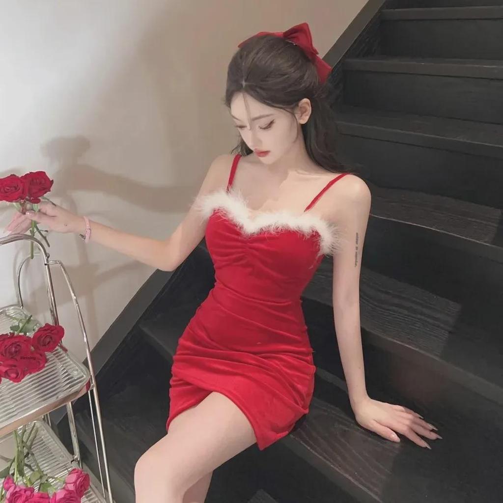 christmas dress hot Amazon.com: Sexy Christmas Mini Dress Womens Fashion Christmas Mrs. Claus Santa Cosplay Costume Holiday Party Funny Novelty Outfits: Clothing, Shoes & Jewelry