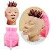 Concrete Vase Silicone Mold Handmade Ugly Girl Flower Pots Plaster Epoxy Resin
