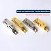 1 Set Door Lock Door Touch Latch Cabinets Interlock Switch Chassis Cabinet Spring Ball Locker Adjustable Brass Door Buckle