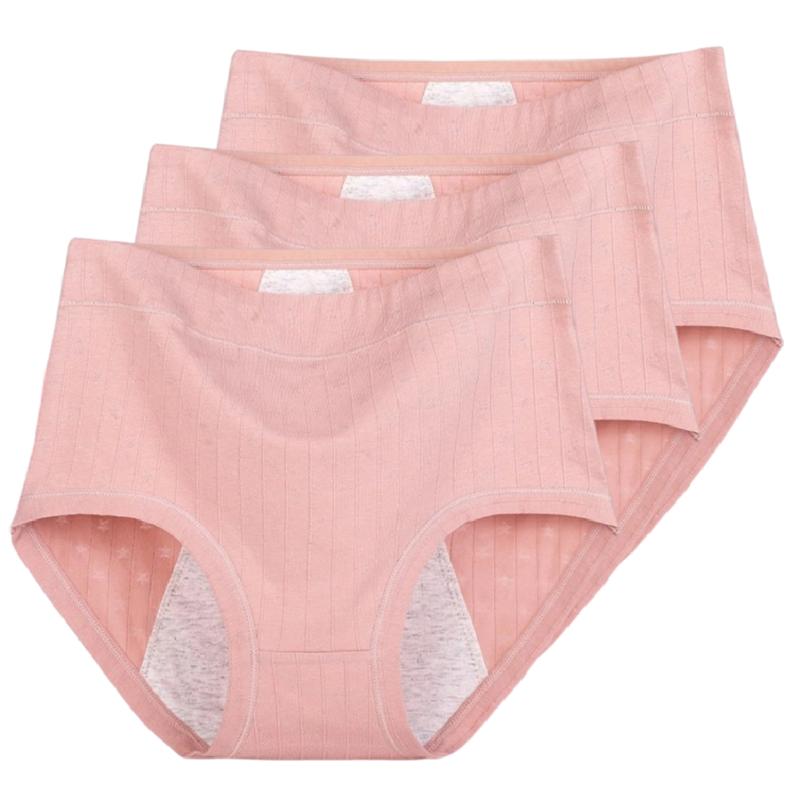 Chiloți de damă Slip marimi mari Pantaloni scurți impermeabili pentru femei Lenjerie intima menstruală cu talie înaltă XL 2XL 3XL 4XL 5XL 6XL