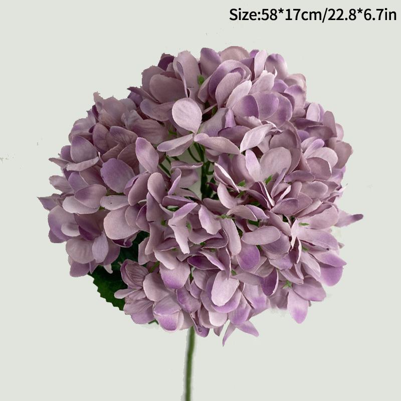 Artificial Flowers Silk Hydrangea Fake Flower Wedding Bridal Bouquet Arrangement Home Christmas Decor Hortensia Artificiales
