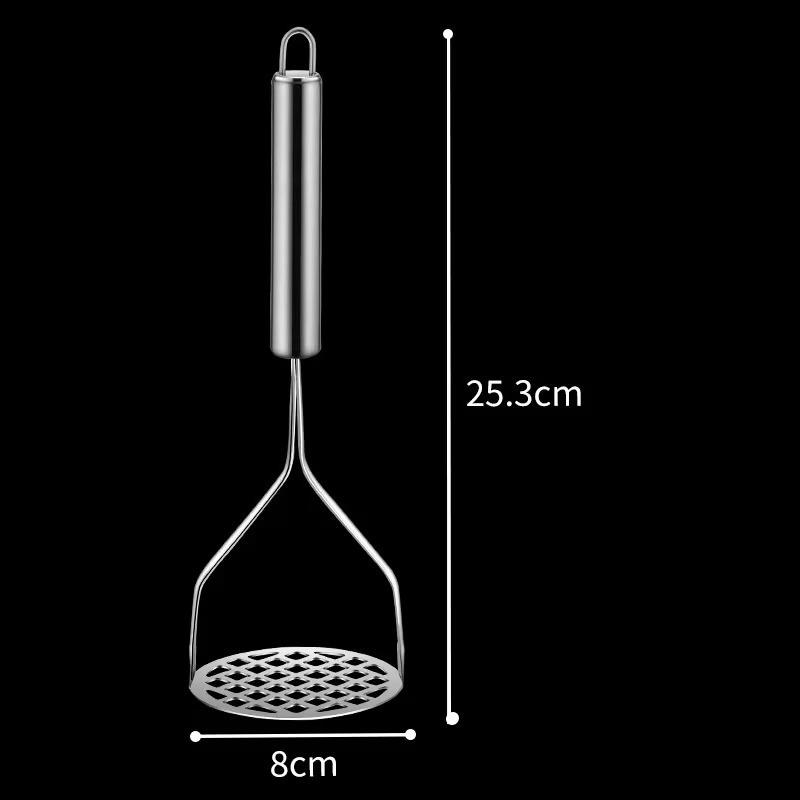 Stainless Steel Potato Mashers Ricers Masher Puree Purple Sweet Potata Pumpkin Grater Makers Tools Crusher Kitchen Acceesories