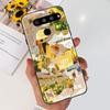 For LG V50 ThinQ 5G Case LM-V500EM Phone Cover Fashion Flower Butterfly Soft Silicone Back Cover For LG V40 V50s Thinq 5G Bumper