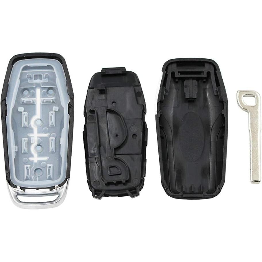 Keyless Entry Remote Smart Key Fob Shell Case Button Pad Cover for Ford Fusion Mustang Explorer Lincoln MKZ MKC 2013-2017