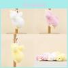 Plush Duck Keychain With Pp Cotton Filling For Bag Decor And Collectors