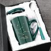 Ceramic Cup, Constellation Mug with Lid Spoon Gift Box Cup Practical Large-capacity Water Cup