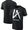 Fanatics Branded Black LA Knight Logo T-Shirt Unisex T-Shirt