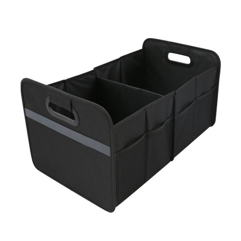 Car Storage Box Folding Car Organizer Oxford Cloth Large Capacity Trunk Storage Box black-54X33.5X29.5CM