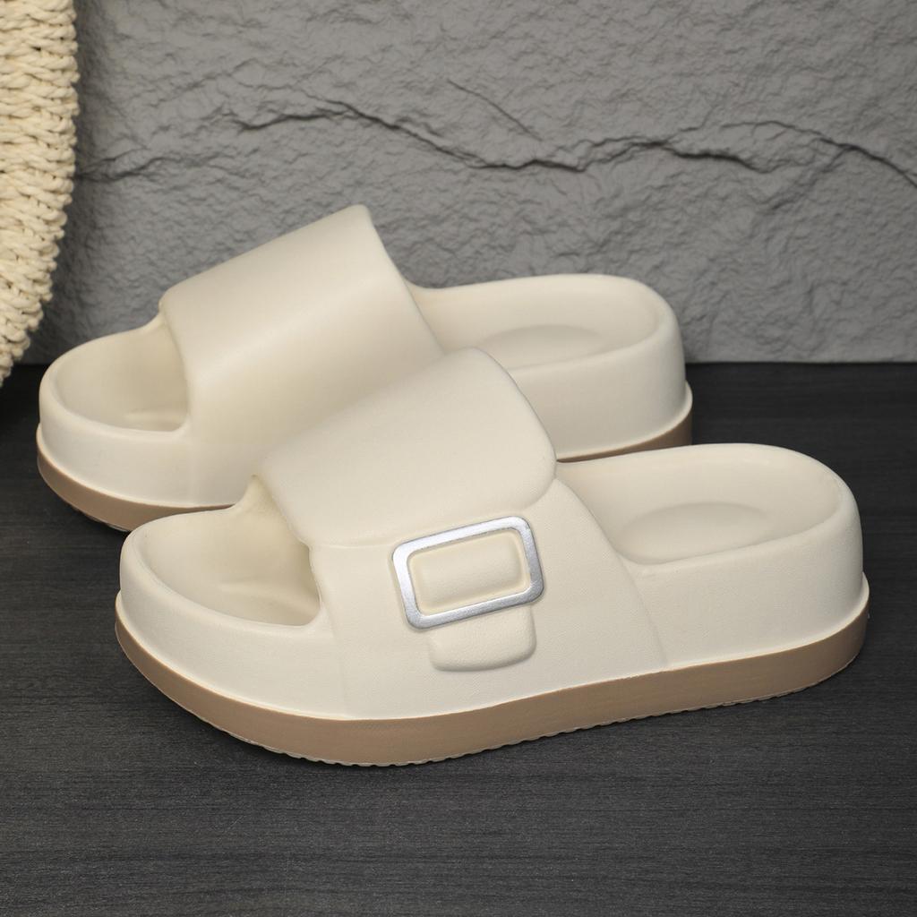 Pantofole da Donna alla Moda con Suola Antiscivolo 2025 Aumento Altezza, Suola Super Spessa, alla Moda e Super Morbide per Casa e Uso Esterno