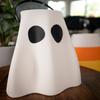 Eerie Specter Shape Candy Holder For Halloween Treats Portable Lightweight Bucket Kids Party Decoration Storage Bin