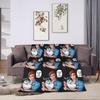 Dispatch Game Character Super Soft Blanket  Boy Girl Plush Throw Blanket Fluffy Home Decor Flannel Bedspread Sofa Bed Cover