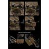 Compact V3 GEN3 Trauma Pouch, Camo MD2 IFAK Tactical First Aid Bag, Medical Utility Pouch For Hunting Vest Plate Carrier Waist Belt Gear