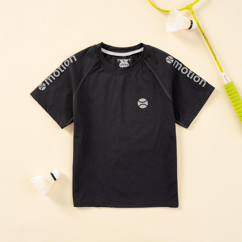 Kinder Kurzarm-T-Shirt Schnelltrocknend - Atmungsaktives, Locker geschnittenes Sommeroberteil für Mädchen und Jungen