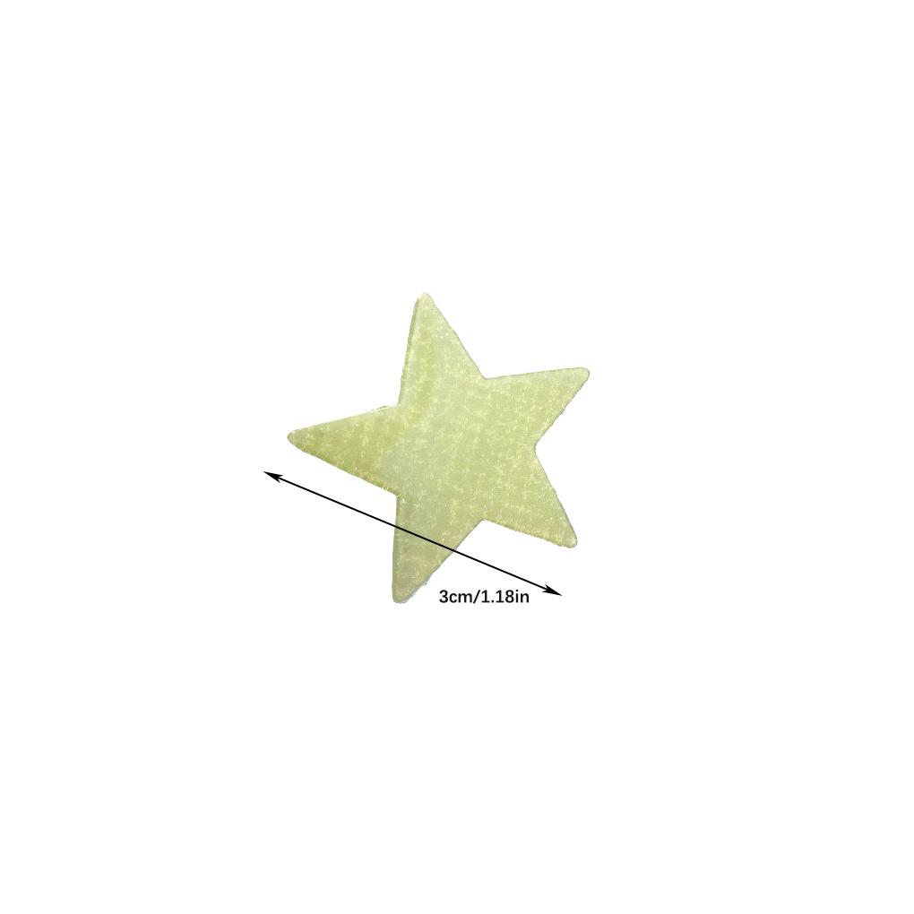 200x Stick And Stay Glow In Dark Star Stickers For Wonderful Starry Sky Glow In Dark Stickers