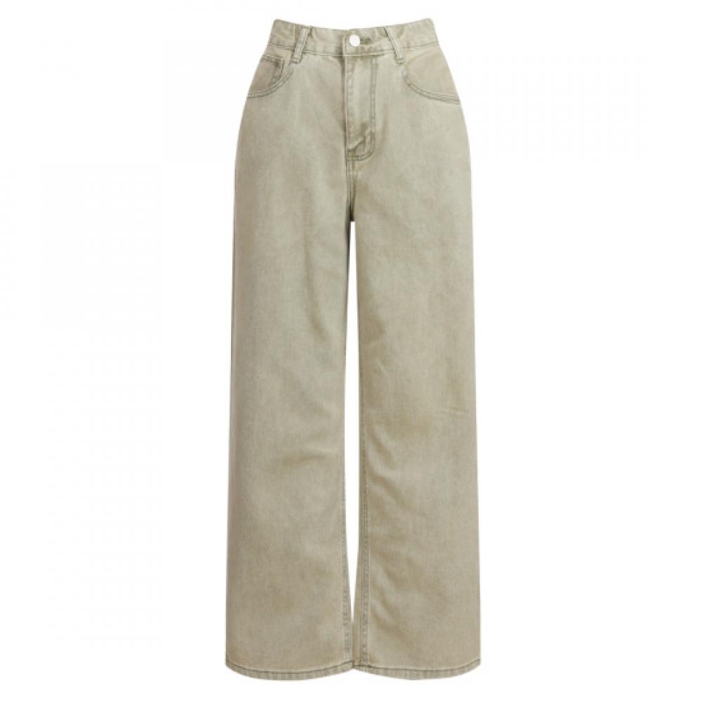  Shop    Women S Spring New Pigment Wide Cotton Denim Thong pantS Sq Wpt 21128 7005