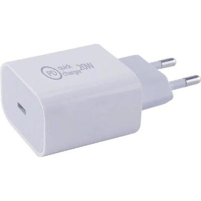 Fast Charger - Power Adapter - 20W - USB-C - iPhone 12 - Overload Protection
