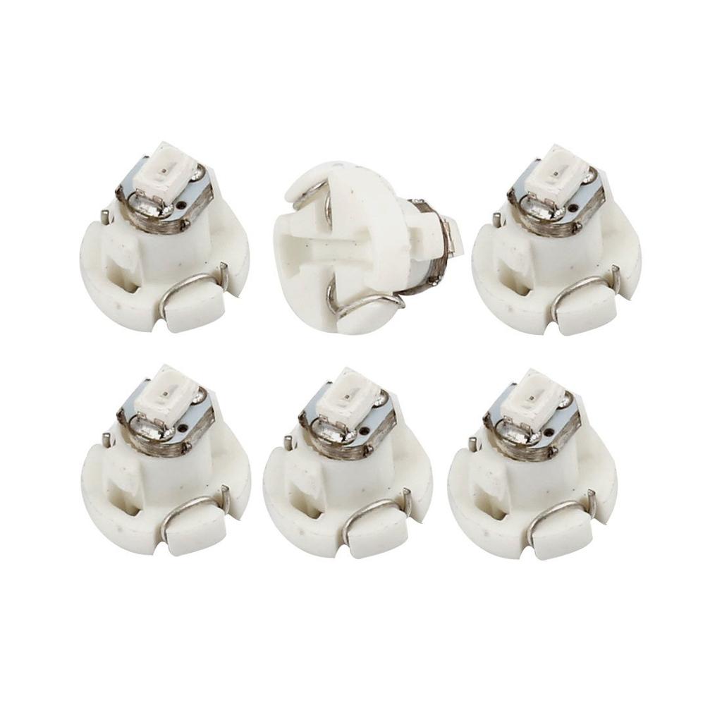 uxcell T3 LED Bulb Lamp for Car, Car LED Light, Red Light Lamp, 3020 SMD 1-LED, Pack of 6