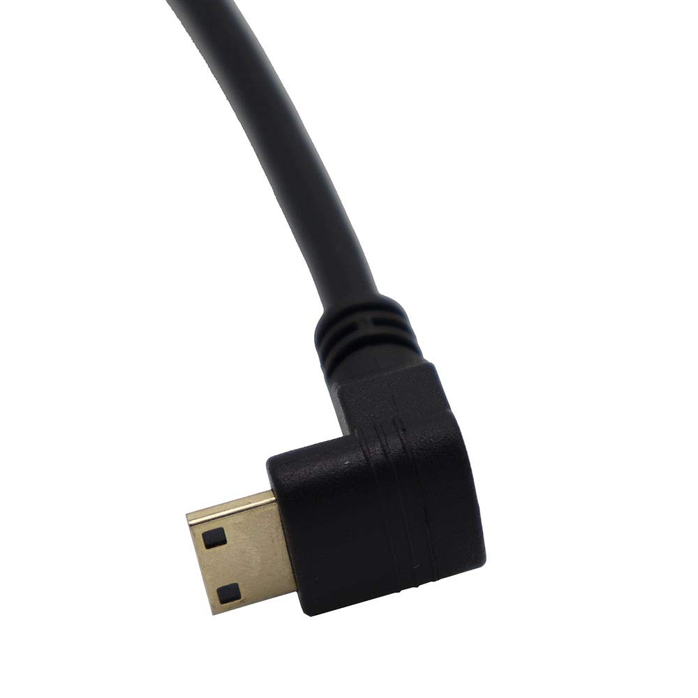 ViViSun High Speed Mini HDMI to HDMI Conversion Cable HDMI Type A Female to HDMI Type C Male Type Gold Plated Connector High Speed Data Transmission