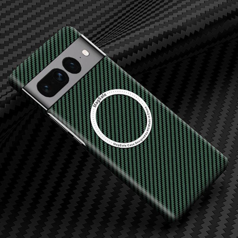 Google Pixel 7 Pro Magnetic Case: Wireless Charging & Carbon Fiber Protection for Pixel 7A