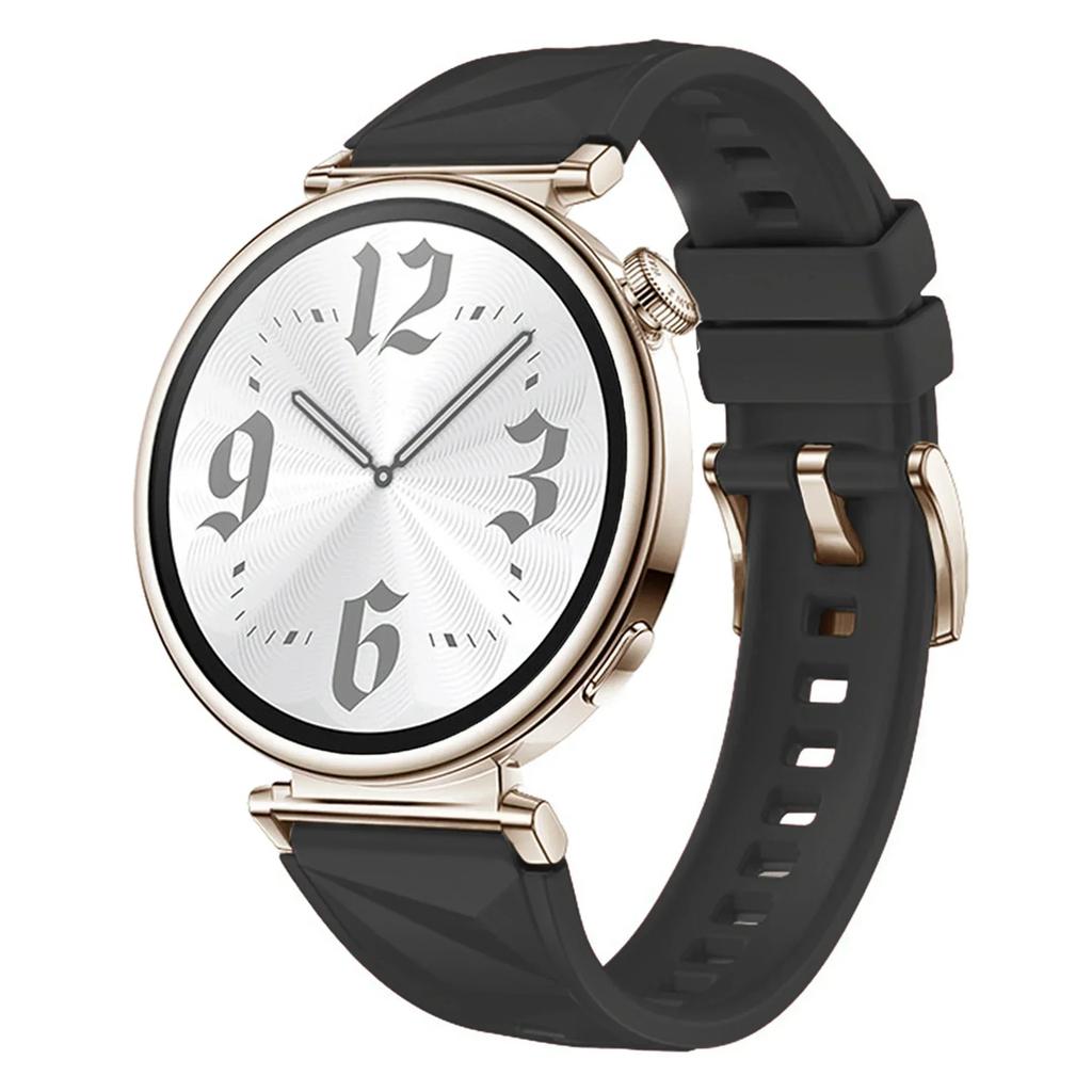 Silicone Strap For Huawei Watch GT6/GT5 41MM Official Color Lce crystal Patterned Bracelet For Huawei WatchGT4 41MM/GT5 Pro 42MM