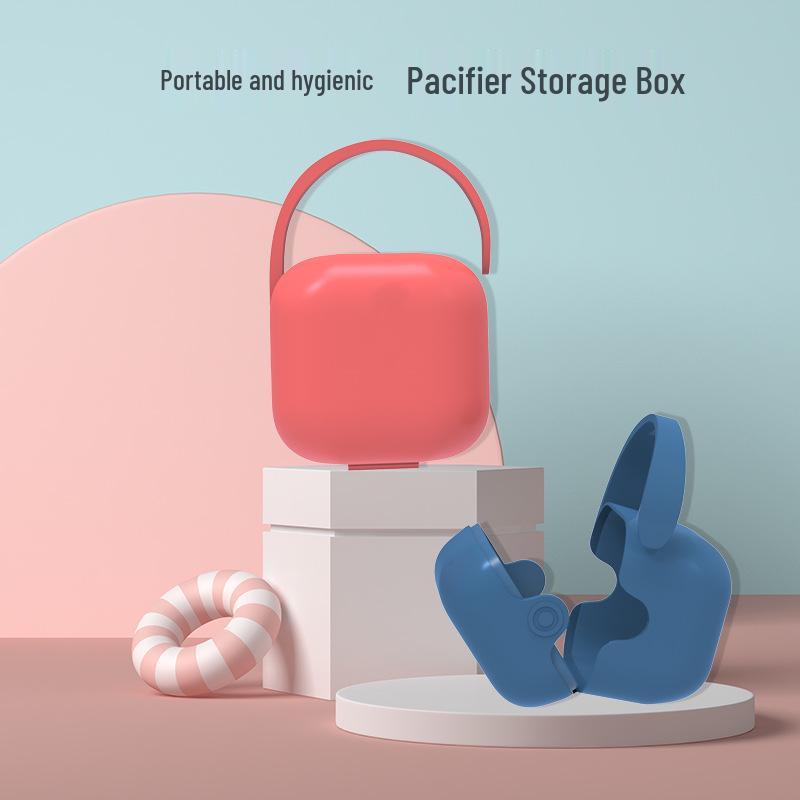 Taşınabilir Bebek Emzik Saklama Kutusu - PP Plastik