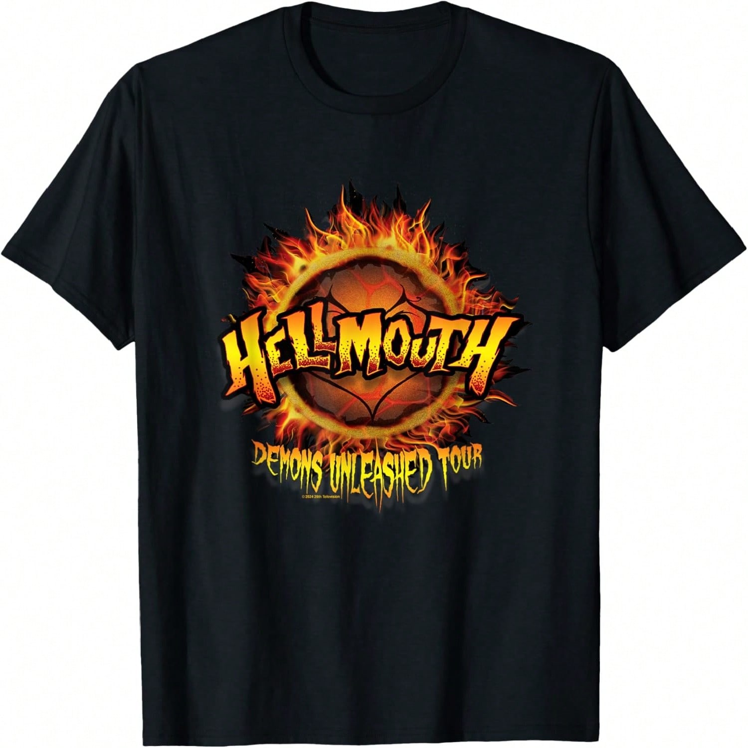 Buffy The Vampire Slayer Group Shot Vintage Chest Poster T-Shirt S