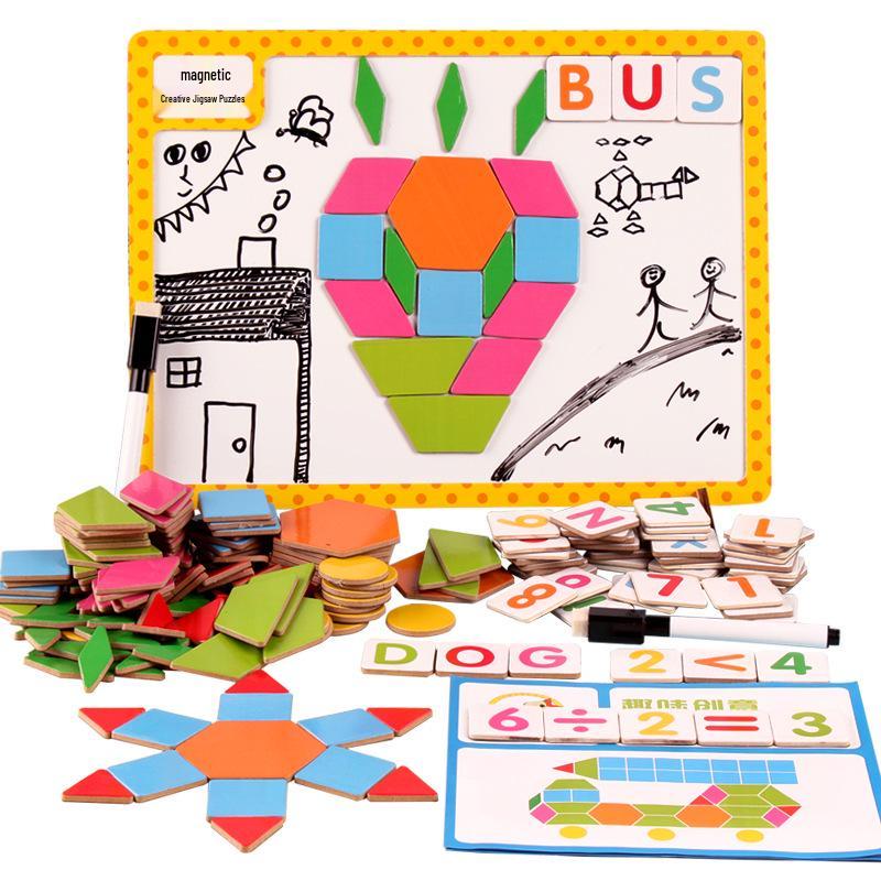 

Magnetic Geometric Shape Toys for Early Education and Kindergarten
