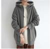 Autumn/Winter 2023 Street Style Fleece-Lined Zipper Hoodie (HS0714)